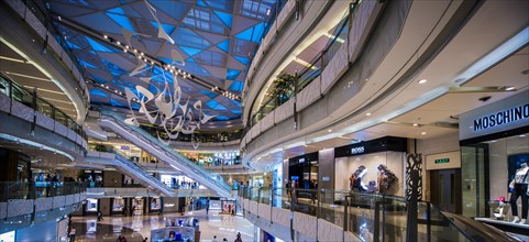 Escalators in the IFC Mall