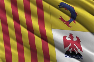 Flag of Provence-Alpes-Cote d'Azur