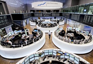 Trading floor of the Frankfurt Stock Exchange