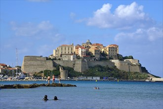View of the citadel from the town beach