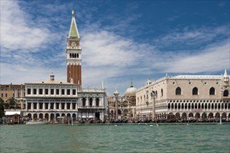 St. Mark's Square with the Campanile and Doge's Palace seen from the Grand Canal