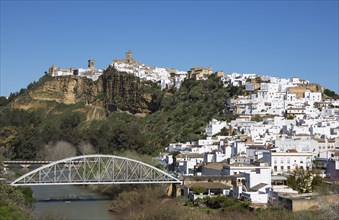 The White Town of Arcos de la Frontera above the Guadalete river