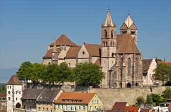 View from Eckartsberg over the historic town centre with St. Stephan's Cathedral