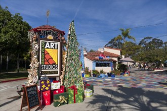 Christmas decoration on the street