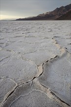 Salt crusts at the Badwater Basin