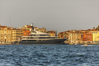 Luxury yacht in the Bacino di San Marco
