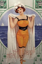 Woman in a bathing suit