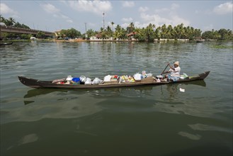 Vendor on his boat