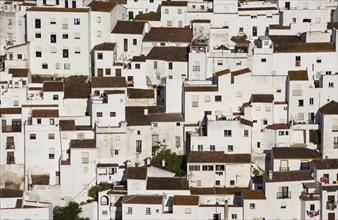 The White Town of Casares clings to a steep hillside
