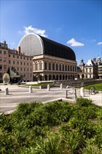 Opera de Lyon building at Place de la Comedie