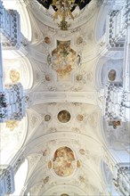Baroque vaulted ceiling of the nave