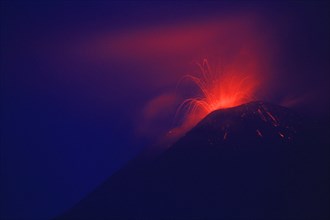 Eruption of Mount Etna