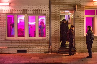 Police raid in the red light district