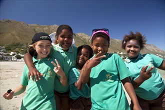 Schoolchildren in Gordon's Bay