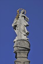 Marian column with a circle of stars
