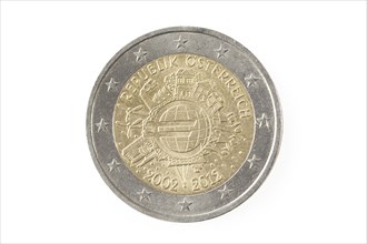 Austrian two euro coin