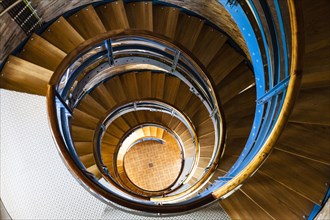 Spiral staircase in Flugge lighthouse