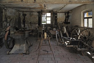 Village blacksmith's workshop