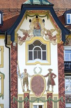 Lueftlmalerei wall painting on the Marienstift