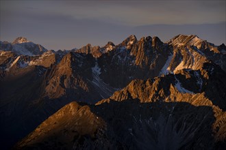 Sunrise over the Lech Valley Alps