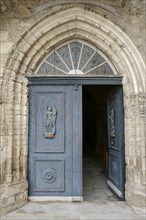 Entrance of Sainte Baudile Church