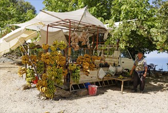 Banana stall in Yakacik near Anamur