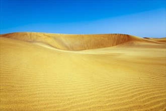 Crater in the dunes of Maspalomas