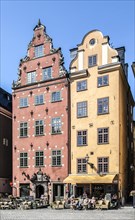 Town houses in Stortorget square