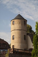 Weisser Turm or White Tower with the Town Hall