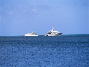Motor yachts in Rodney Bay