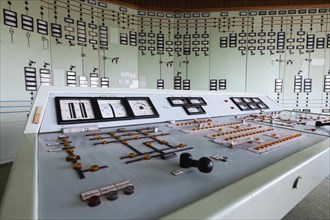 Old disused control room in the Transmission Control Center