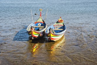 Colorful boats