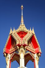 Ornate roof of a spire