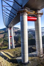 Construction site of the Talbrucke Nuttlar viaduct