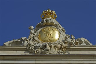 Prussian eagle with a crown on the rebuilt Potsdam City Palace