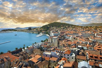 Roof tops of the medieval city of Split