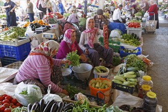 Market-women at the farmer's market