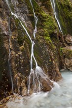 Waterfall in Wimbachklamm Gorge