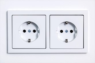 White double socket