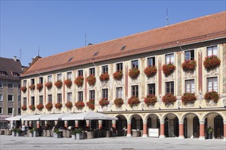 Steuerhaus on the market square of Memmingen
