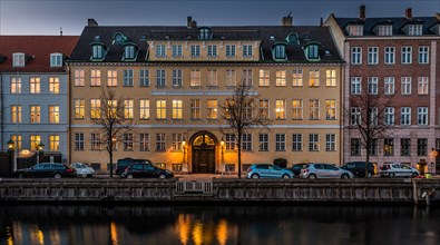 Houses along Christianshavns Canal