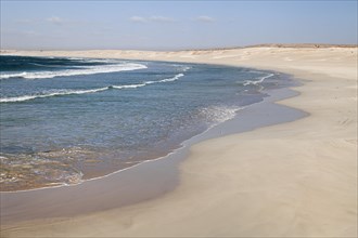 Dunes on the beach of Praia de Chaves