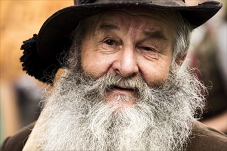 Old man with a long beard