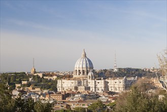 Vatican City and Saint Peter's Basilica from Janiculum hill