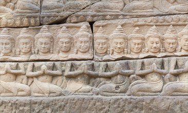 Bas-relief at Banteay Chhmar temple