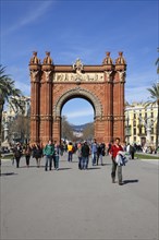 Arc de Triomf triumphal arch