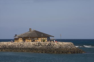 Beach restaurant on the beach of Caleta de Fuste