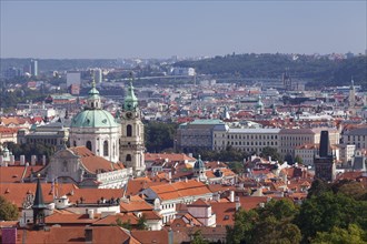 View from Prague Castle across Mala Strana
