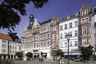 Historic commercial and office buildings on Schlossplatz square