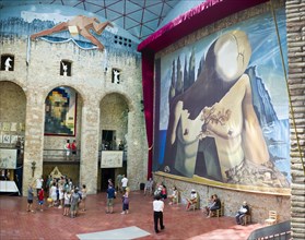 Painting in the Dali Theatre and Museum